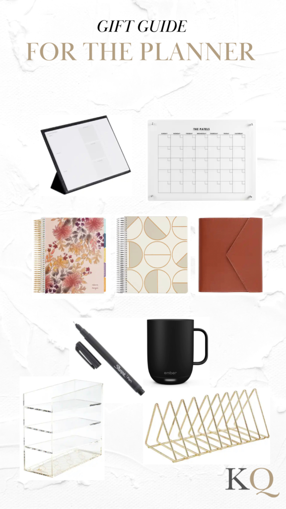 Christmas gift guide for her, planner